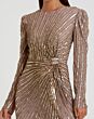 Mac Duggal 5641 Knotted Waist Embellished Dress