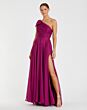 Mac Duggal 67476 One Shoulder Cape Dress