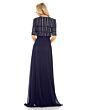 Mac Duggal 9180 Beaded Bodice Jewel Neck Dress