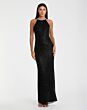 Mac Duggal 93742 Back Slit Halter Neck Dress
