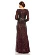 Mac Duggal 5501 Bishop Sleeve Sequin Dress