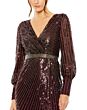 Mac Duggal 5501 Bishop Sleeve Sequin Dress