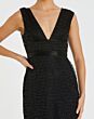 Mac Duggal 5625 Back Slit Plunging Neck Dress