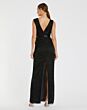 Mac Duggal 5625 Back Slit Plunging Neck Dress