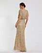 Mac Duggal 5640 Blouson Top Sequin Dress