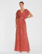 Mac Duggal 5640 Blouson Top Sequin Dress