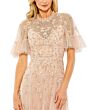 Mac Duggal 9199 Flare Sleeve Floral Dress