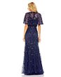 Mac Duggal 93653 Cape Sleeve Embellished Dress