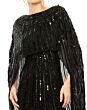 Mac Duggal 93869 Cape Sleeve Embellished Dress
