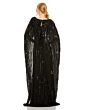 Mac Duggal 93869 Cape Sleeve Embellished Dress