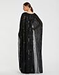 Mac Duggal 93869 Cape Sleeve Embellished Dress