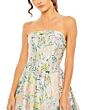 Mac Duggal 11604 Strapless Floral Brocade Dress
