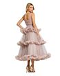 Mac Duggal 20776 Tiered Skirt Square Neck Dress