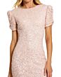 Mac Duggal 24003 Puff Sleeve Beaded Dress