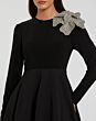 Mac Duggal 11832 Jewel Neck Long Sleeve Dress