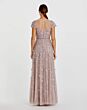 Mac Duggal 11866 Illusion Neck Beaded A-Line Formal Dress
