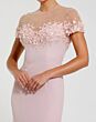 Mac Duggal 11867 Embellished Illusion Neck Keyhole Back Dress