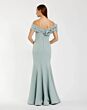 Mac Duggal 21104 Off-The-Shoulder Rosette Neck Mermaid Dress