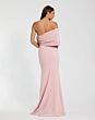 Mac Duggal 2305 Asymmetric Neck Beaded Bow Bust Dress