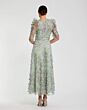 Mac Duggal 68193 Puff Sleeve Jewel Neck Mother Of The Bride Dress