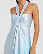 Mac Duggal 68501 Tie Halter Neck Empire Silhouette Dress