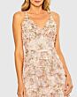 Mac Duggal 8100 Smocked Waist Ruffle A-Line Dress