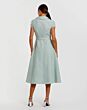 Mac Duggal 81199 Collar Neck Front Button Evening Dress
