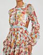 Mac Duggal 8130 Ruffle A-Line Lattice Cutout Mother Of The Bride Dress