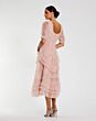 Mac Duggal 8248 Scoop Neck Puff Sleeve Ruffle A-Line Evening Dress