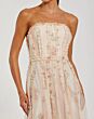 Mac Duggal 8308 Floral A-Line Strapless Mother Of The Bride Dress