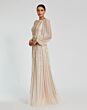 Mac Duggal 94081 Bishop Sleeve A-Line Bateau Neck Dress