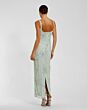 Mac Duggal 94129 Square Neck Beaded Tea-Length Evening Dress
