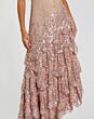 Mac Duggal 94195 Scoop Neck Scallop Asymmetric Skirt Dress