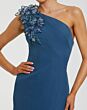 Mac Duggal 11940 Fit And Flare Floral One-Shoulder Dress