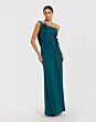Mac Duggal 13210 One-Shoulder Column Silhouette Draped Jersey Dress