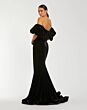 Mac Duggal 20766 Off-The-Shoulder Velvet Mermaid Dress