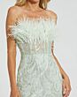 Mac Duggal 20890 Strapless Feather Neck Dress
