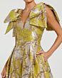 Mac Duggal 21053 Shoulder Bow V-Back Dress