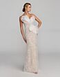 Mac Duggal 21275 Pearl-Beaded Strapless Column Dress