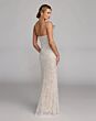 Mac Duggal 21275 Pearl-Beaded Strapless Column Dress