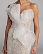 Mac Duggal 21275 Pearl-Beaded Strapless Column Dress
