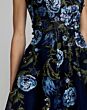 Mac Duggal 21295 Sleeveless Square Neck Blue Multicolor Dress