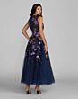 Mac Duggal 21358 Sleeveless Jewel Neck Midnight Multicolor Dress