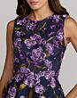 Mac Duggal 21358 Sleeveless Jewel Neck Midnight Multicolor Dress