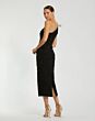 Mac Duggal 2280 Asymmetric Shoulder Bow Back Slit Dress