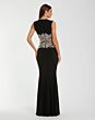 Mac Duggal 2324 Illusion Midriff Sleeveless Dress