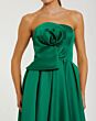 Mac Duggal 2330 Strapless Pleated A-Line Skirt Dress