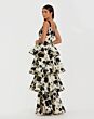 Mac Duggal 27710 Square Neck Tiered Skirt Dress