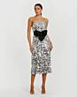 Mac Duggal 27735 Front Bow Strapless Paillette Dress