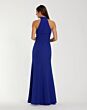 Mac Duggal 50053 Rosette Neck Sleeveless Dress